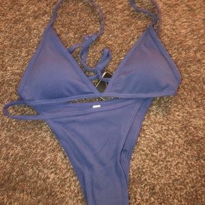 NWT zaful blue bikini